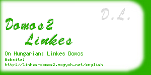 domos2 linkes business card